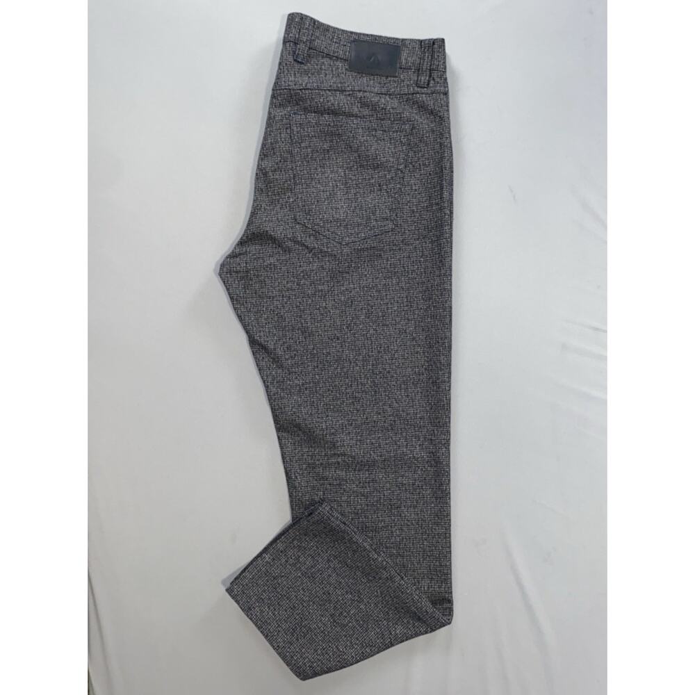 Alberto OEKO-TEX 'Pipe' Regular Fit Knit 5-Pocket Jeans in Cool Check. 35X31 EUC